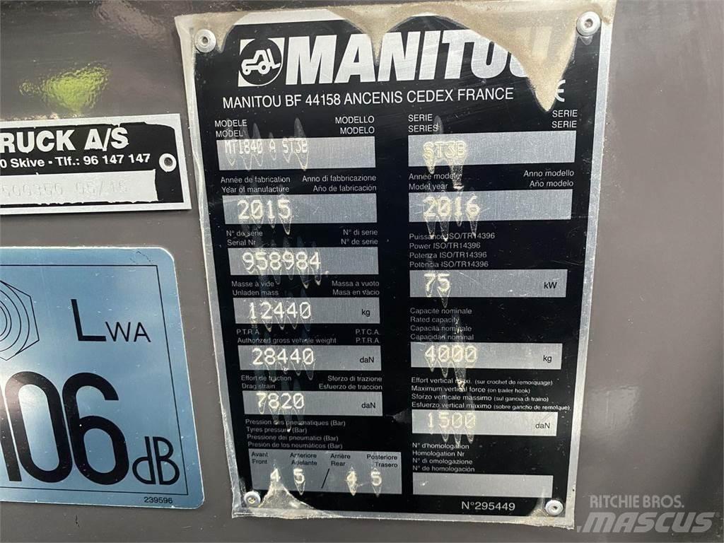 Manitou MT1840A Телескопические погрузчики