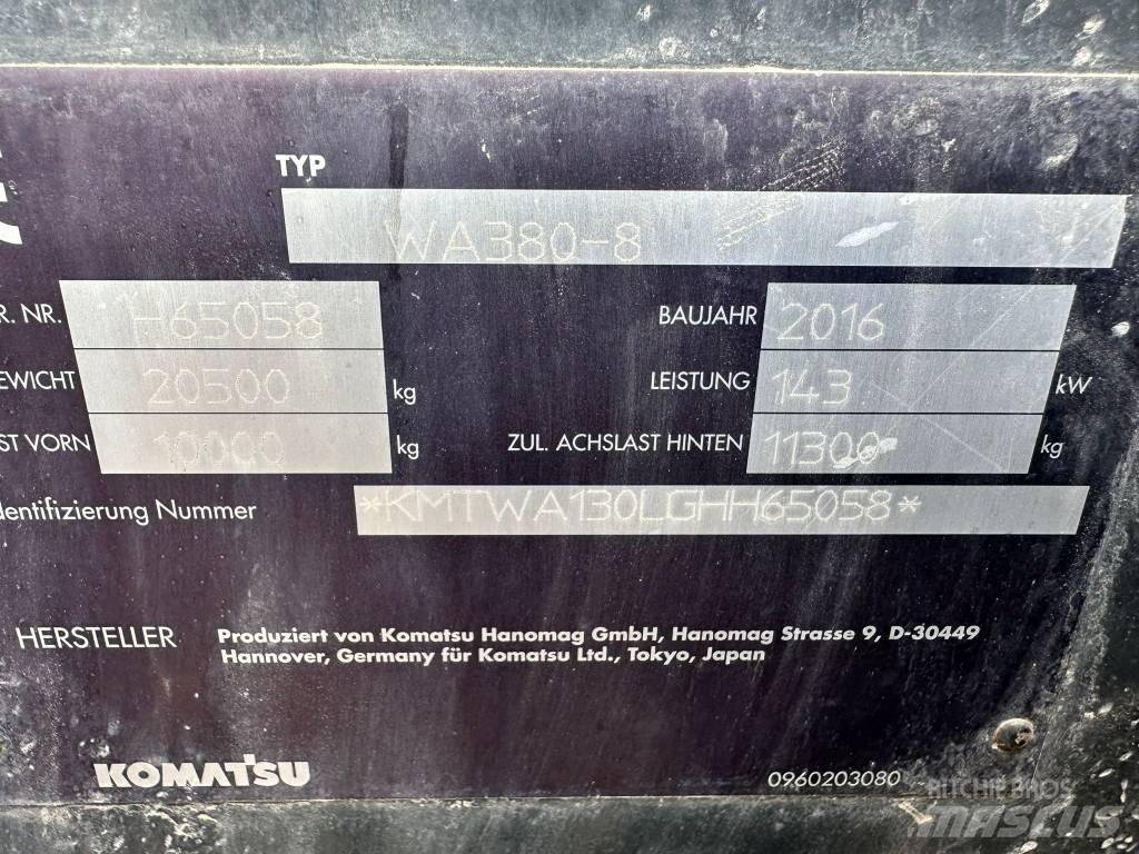 Komatsu WA380-8 Фронтальные погрузчики