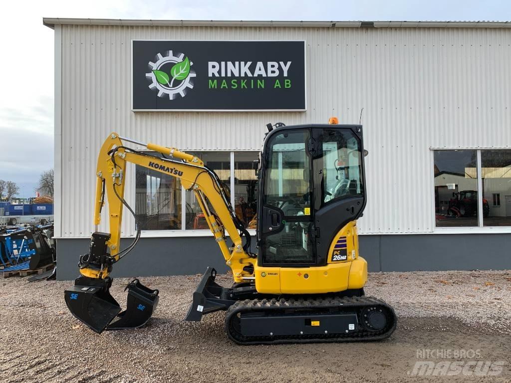 Komatsu PC26 MR-5 Мини-экскаваторы