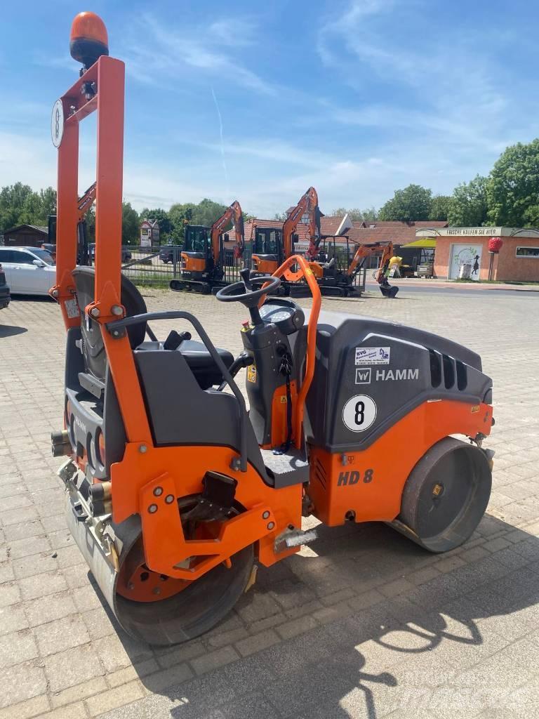 Hamm HD8VV Катки тротуарные