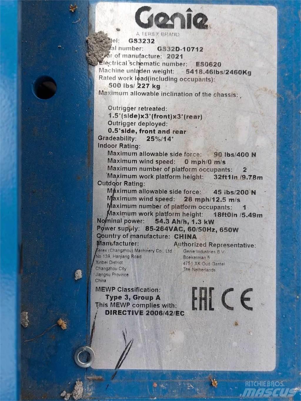 Genie GS3232 Ножничные подъемники