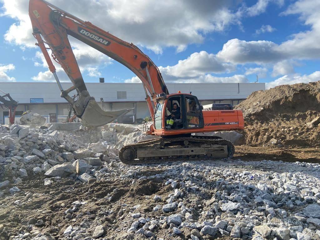 Doosan DX420LC Гусеничные экскаваторы