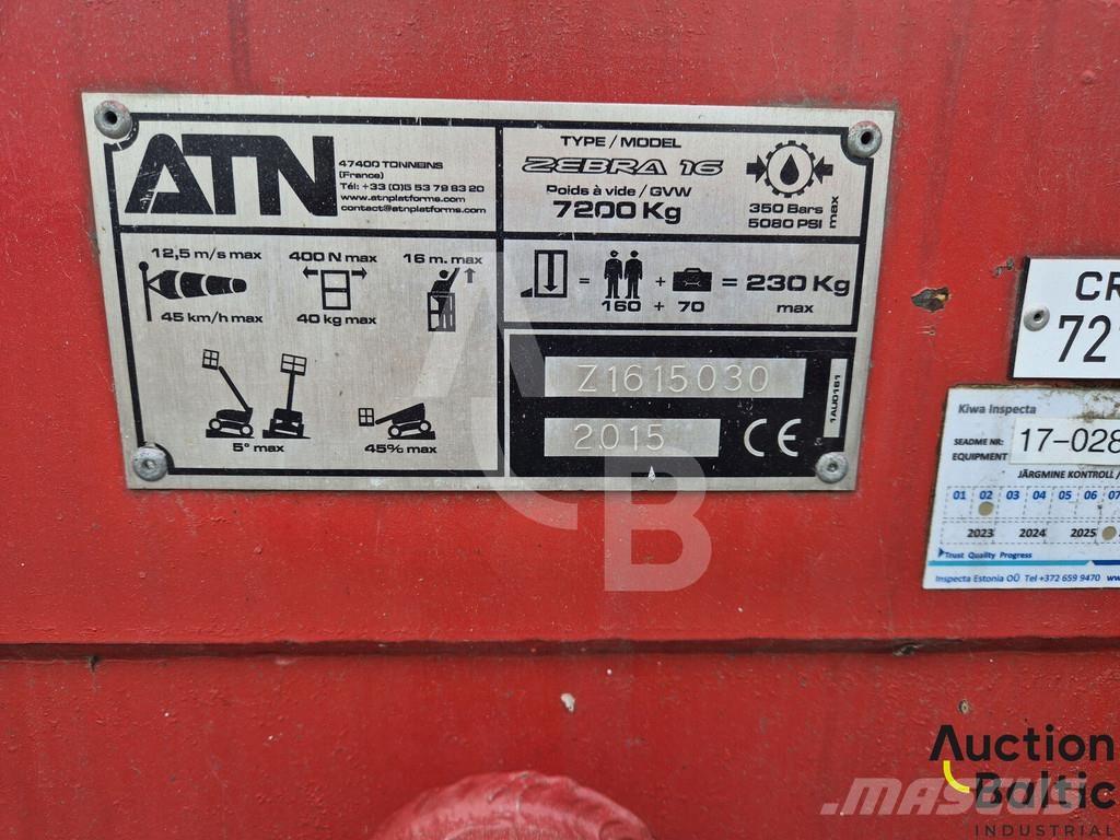 ATN Zebra 16 Коленчатые подъемники