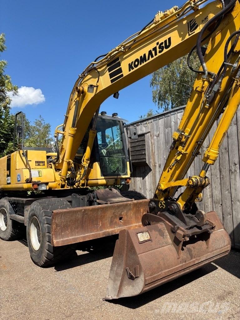 Komatsu PW 130-7K Колёсные экскаваторы