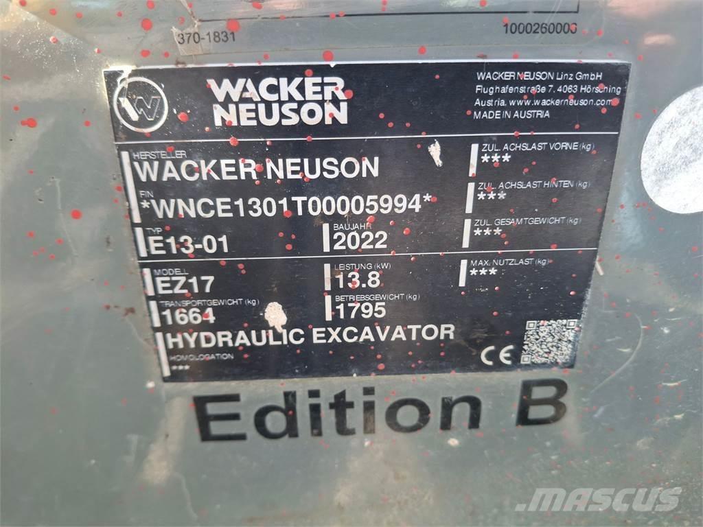 Wacker Neuson EZ17 Гусеничные экскаваторы