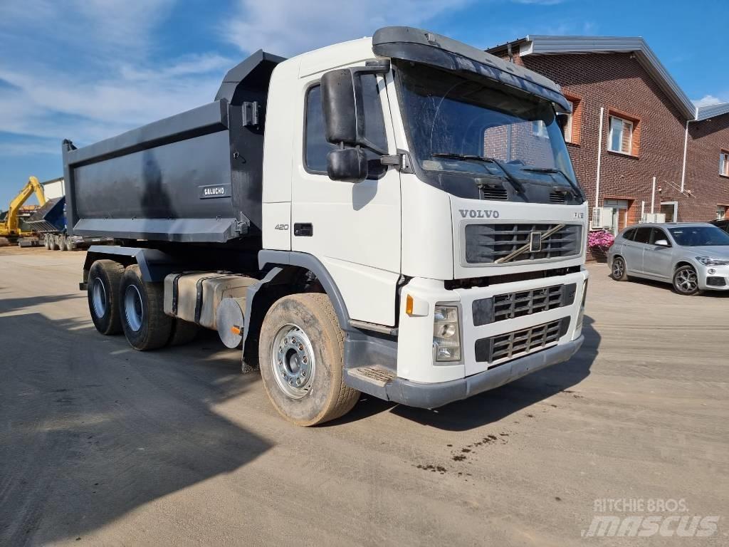 Volvo FM420 (6x4) Скиповые погрузчики