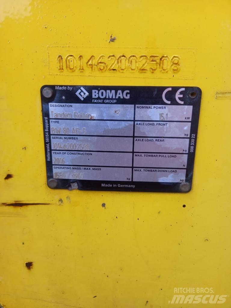Bomag BW 80 AD-5 Катки тротуарные