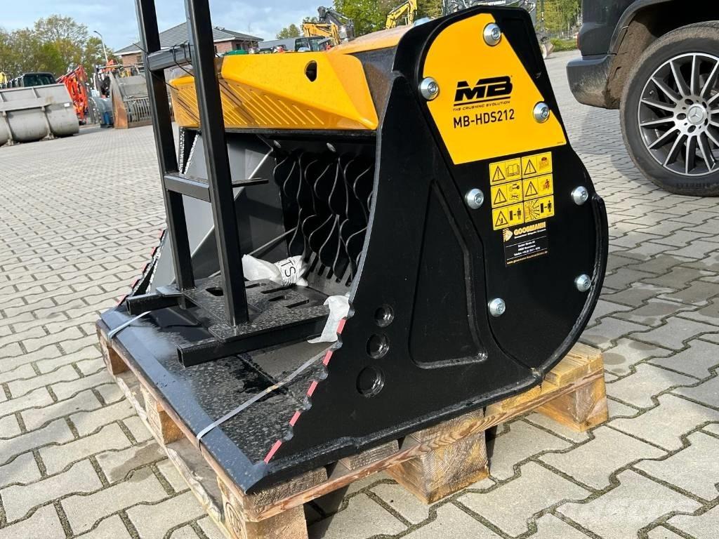 MB Crusher HDS 212 Компоненты строительной техники