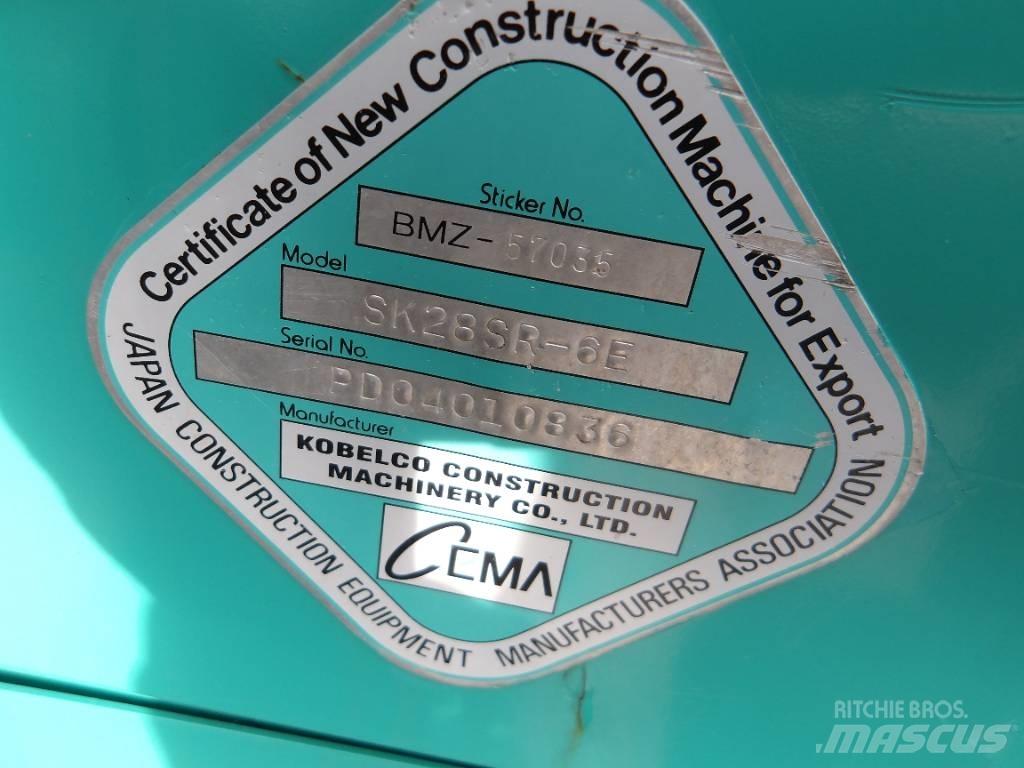 Kobelco SK 28 SR Мини-экскаваторы
