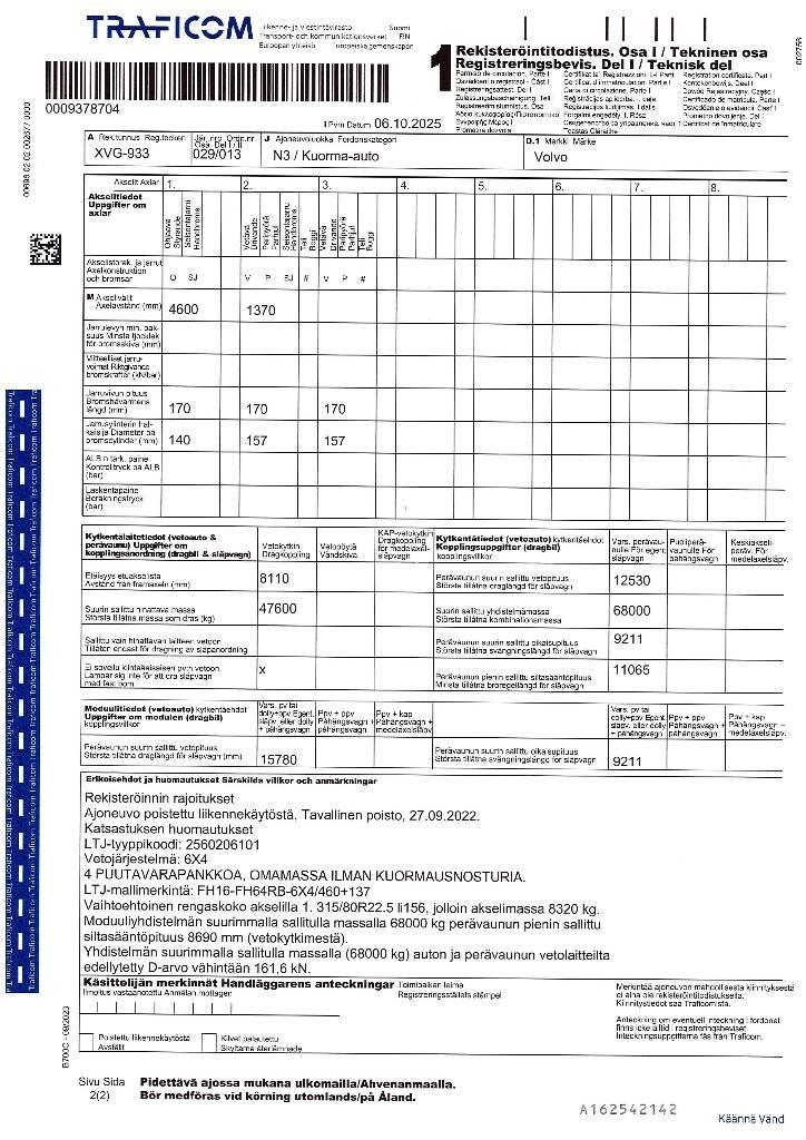 Volvo FH 16 Лесовозы / Сортиментовозы