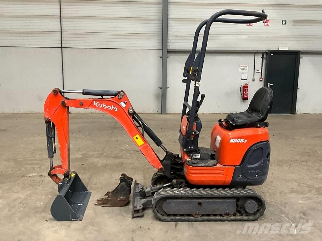 Kubota K 008-3 Мини-экскаваторы