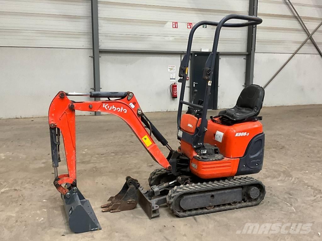 Kubota K 008-3 Мини-экскаваторы