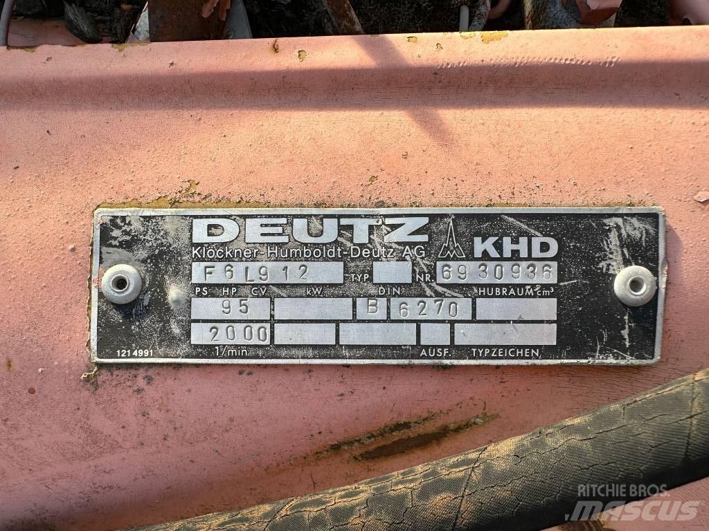 Deutz F6L912 ENGINE Двигатели