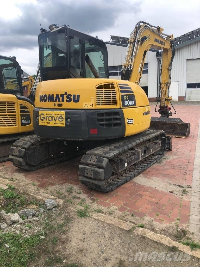Komatsu PC80MR-3 Малые экскаваторы 7т-12т