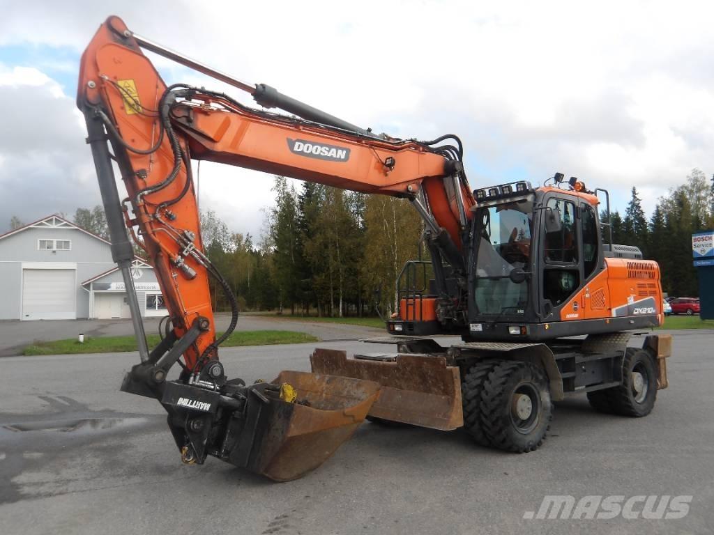 Doosan DX 210 WE Колёсные экскаваторы