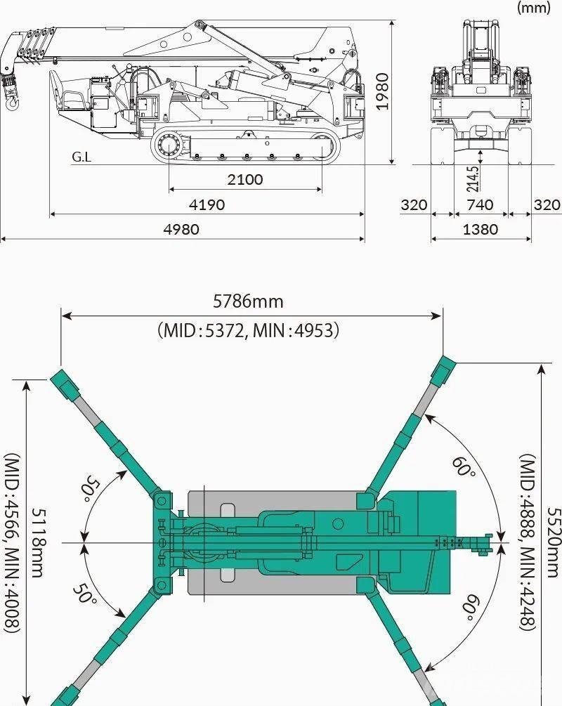 Maeda MC405CRME-3 Мини-краны