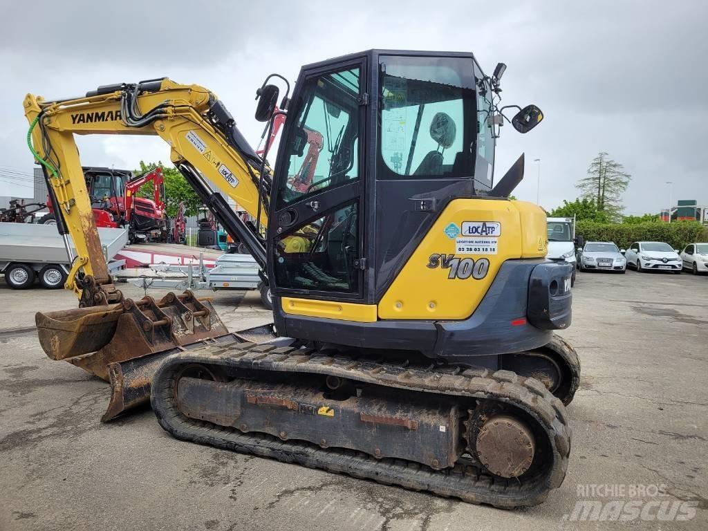 Yanmar SV100-2PB Малые экскаваторы 7т-12т