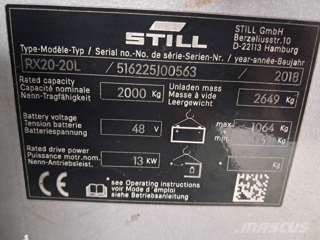 Still RX20-20L Электропогрузчики