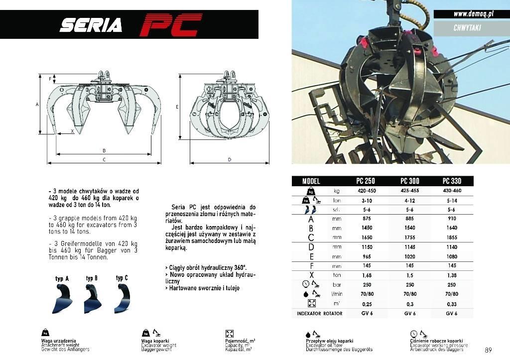  DEMOQ PC300 Грейферы