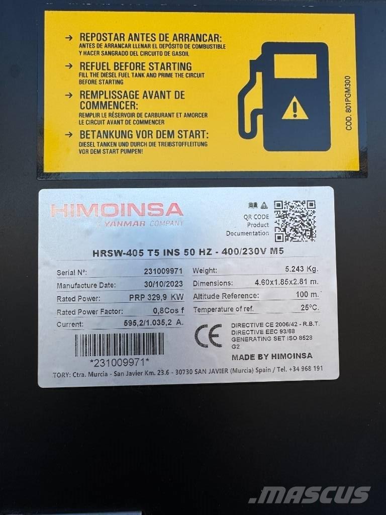 Himoinsa 405 Kva Дизельные генераторы