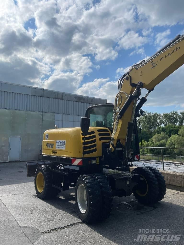 Yanmar B 95 W Колёсные экскаваторы
