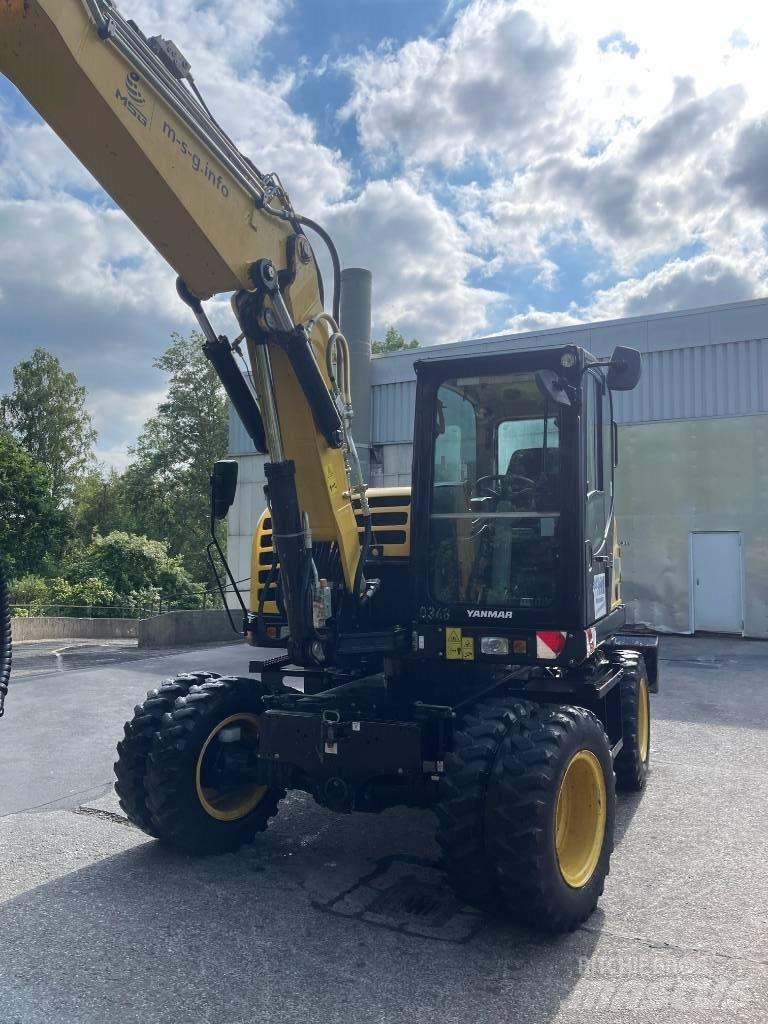 Yanmar B 95 W Колёсные экскаваторы