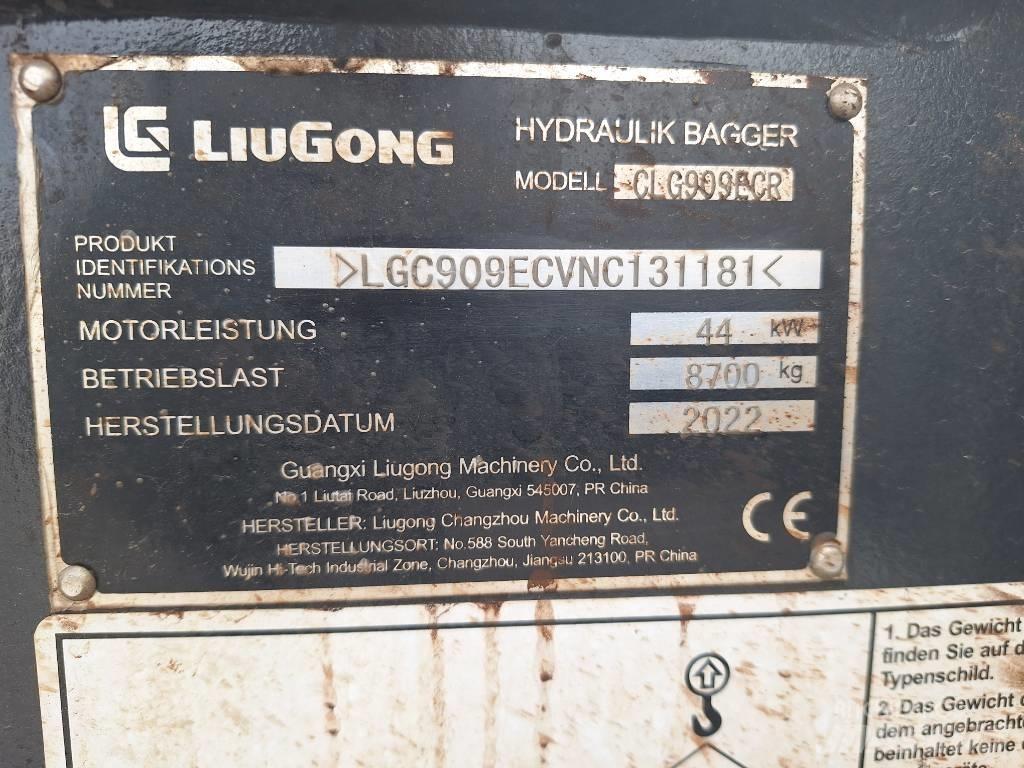 LiuGong 909 E Малые экскаваторы 7т-12т
