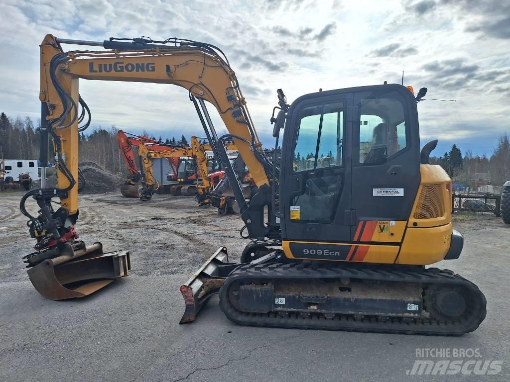 LiuGong 909 E Малые экскаваторы 7т-12т