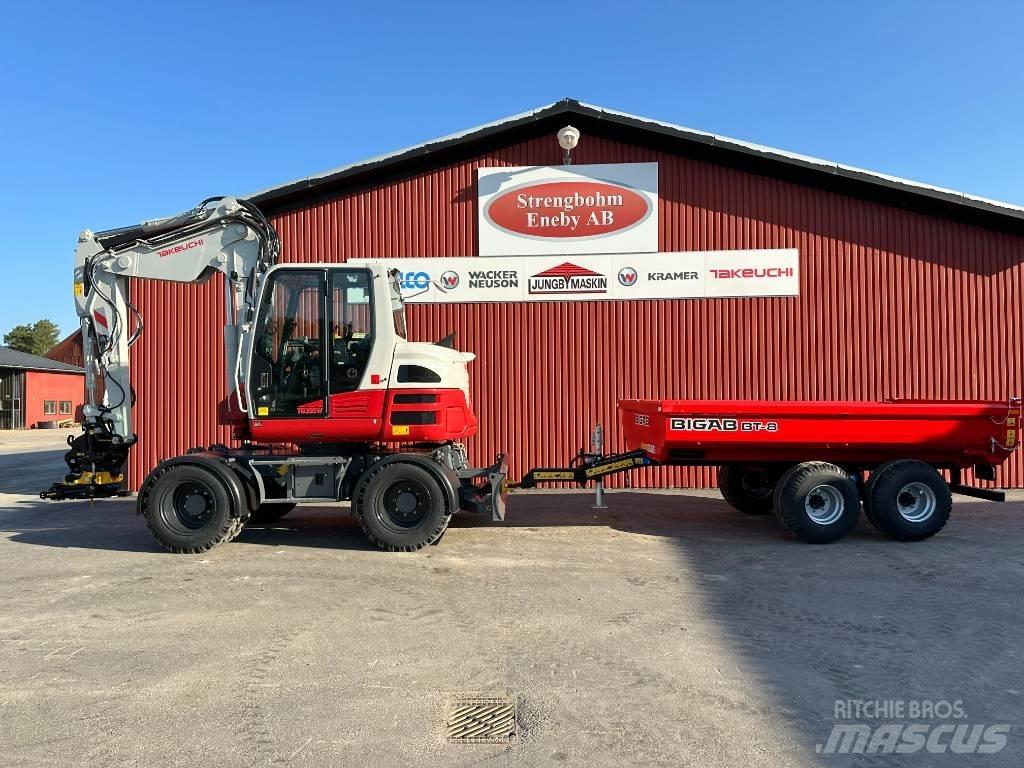 Takeuchi TB 395 W Колёсные экскаваторы