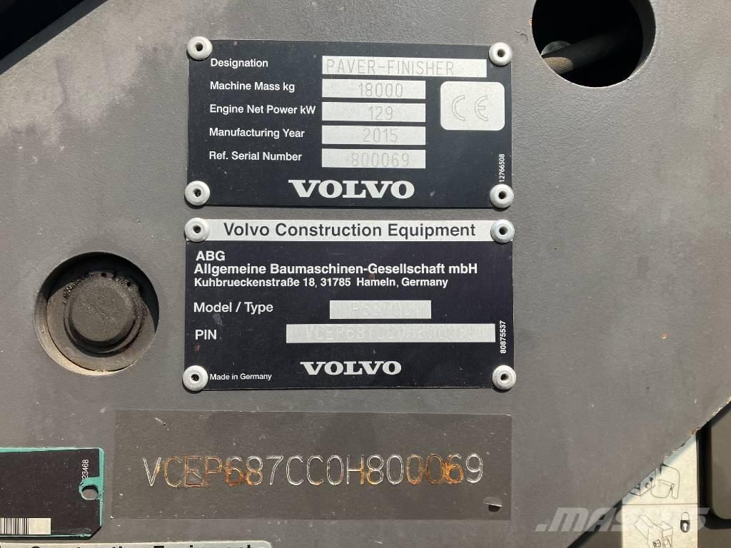 Volvo P 6870 C Асфальтоукладчики