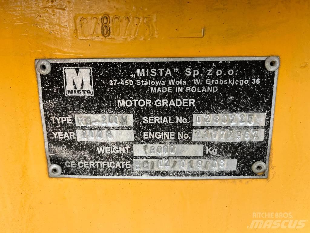  Mista RD200H Грейдеры