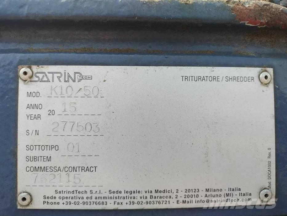 Satrind K10/50 Промышленные шредеры