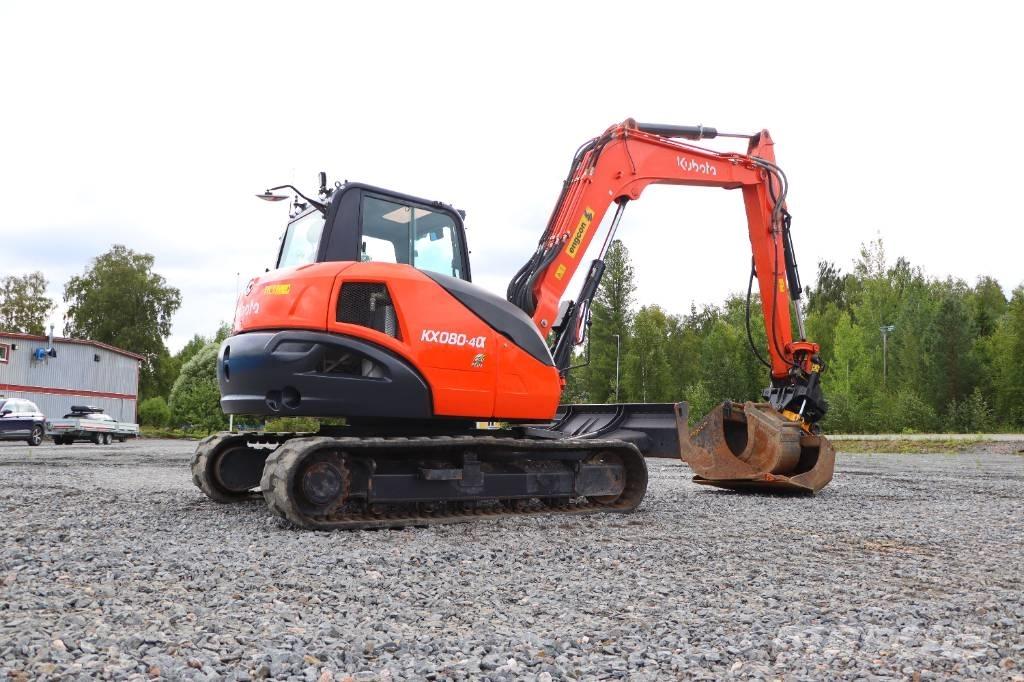 Kubota KX080-4a Малые экскаваторы 7т-12т