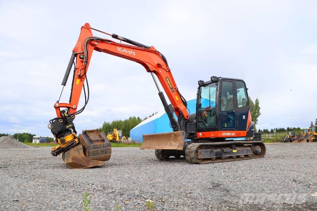 Kubota KX080-4a Малые экскаваторы 7т-12т