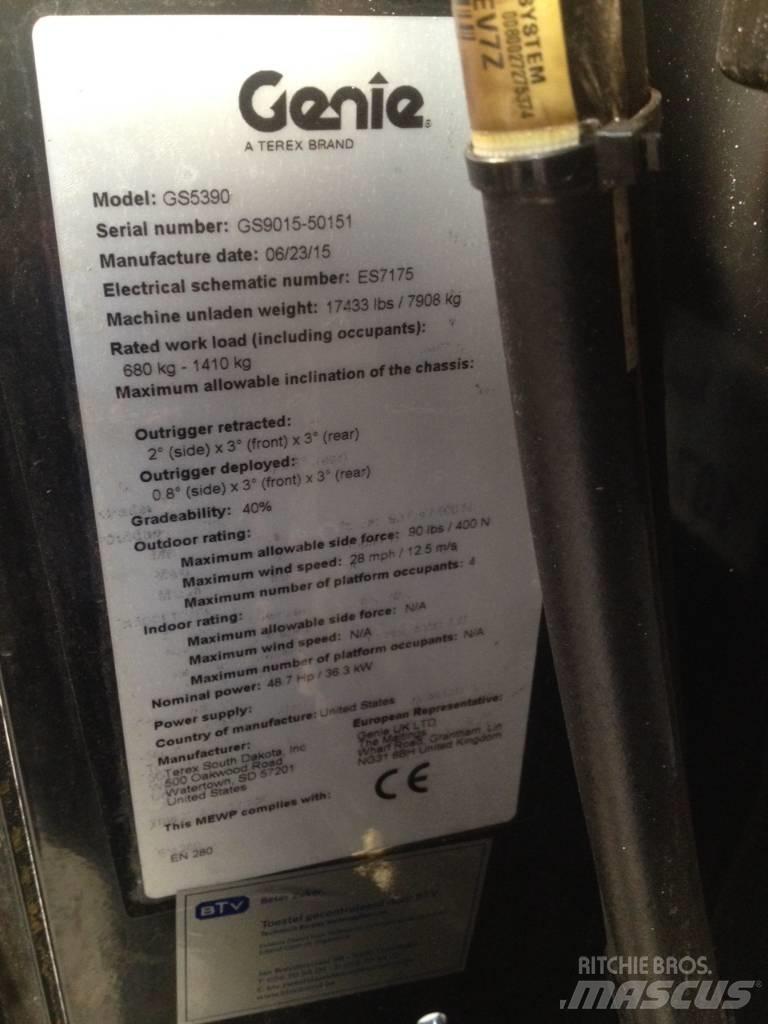 Genie GS 5390 Ножничные подъемники