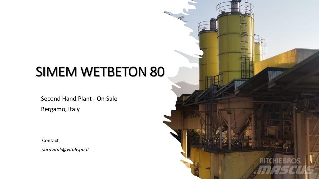  SIMEM WETBETON 80 Бетонные заводы