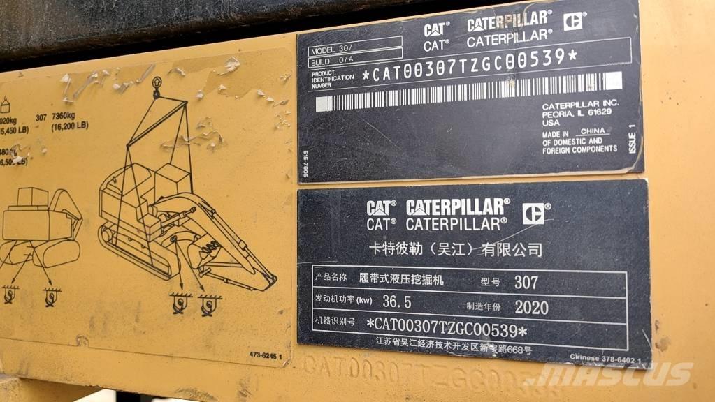 CAT 2020 CAT 307 Мини-экскаваторы