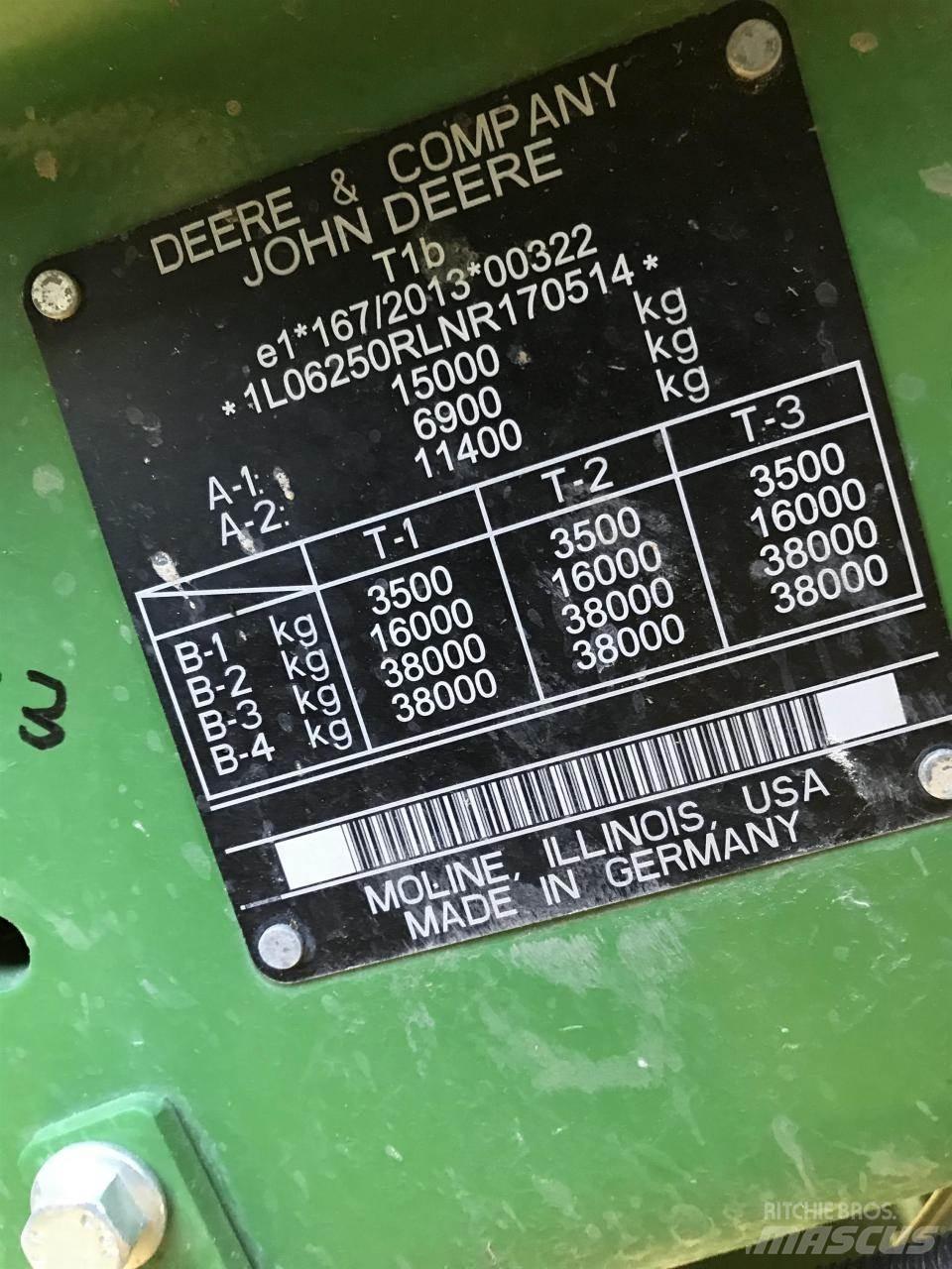 John Deere 6R 250 Трактора