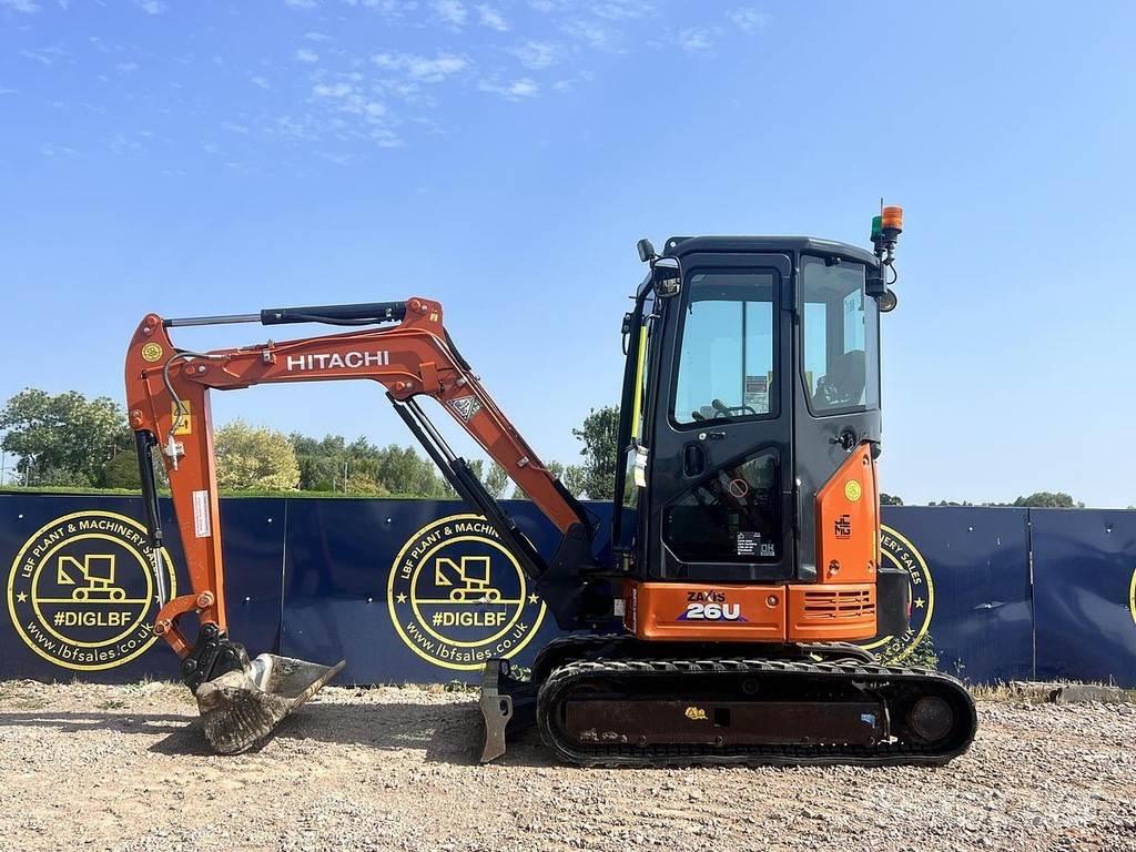 Hitachi ZX26U Специальные экскаваторы