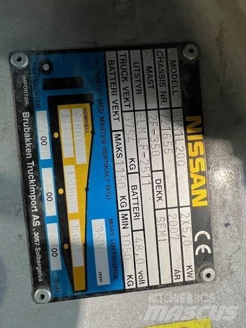 Nissan G1N1L20Q Электропогрузчики
