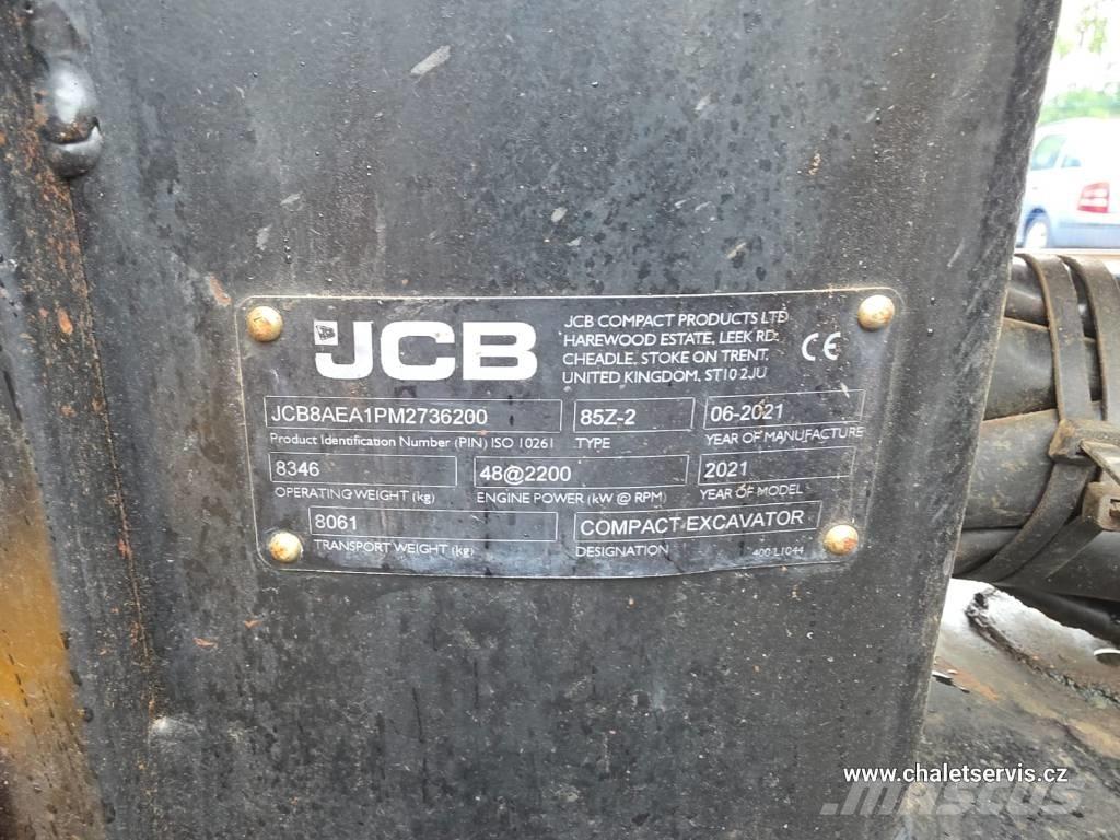 JCB 85 Z-2 Малые экскаваторы 7т-12т