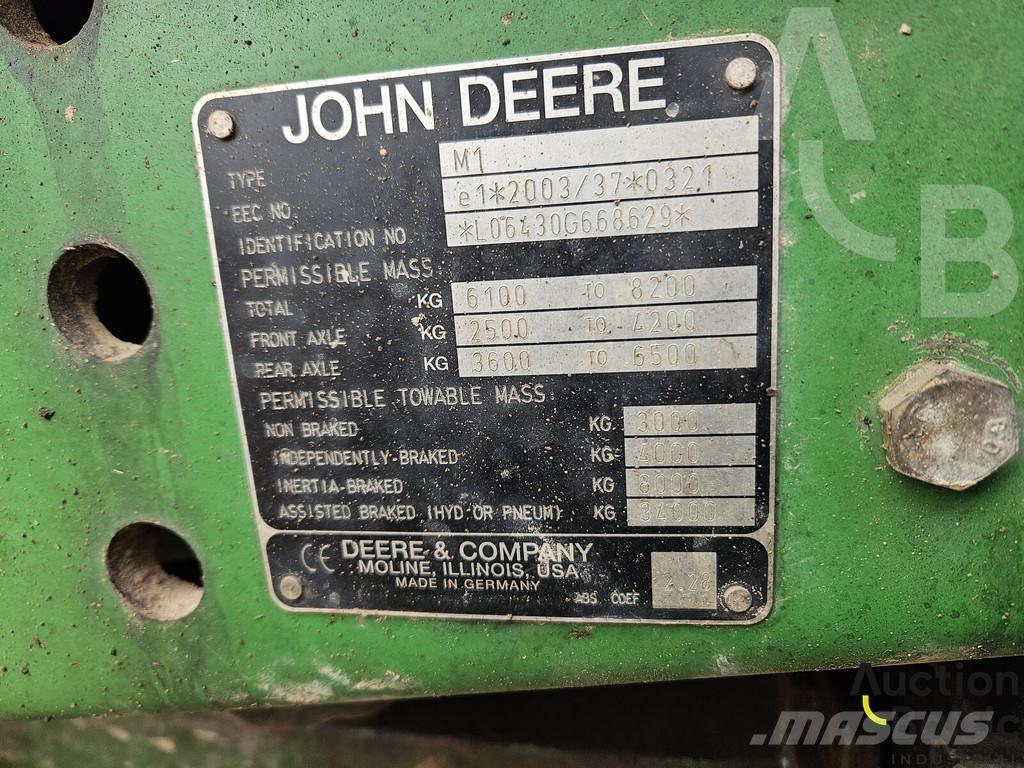 John Deere 6430 Трактора