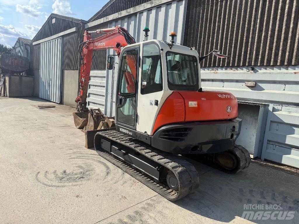 Kubota KX 080 Малые экскаваторы 7т-12т