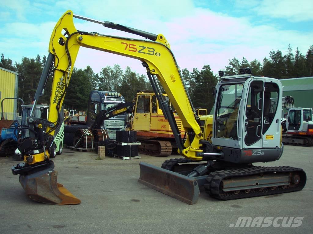 Wacker Neuson 75 Z3 Малые экскаваторы 7т-12т