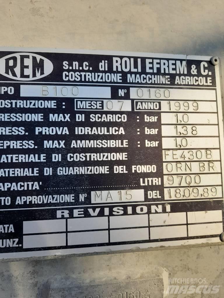REM RB100 Цистерны для перевозки суспензий