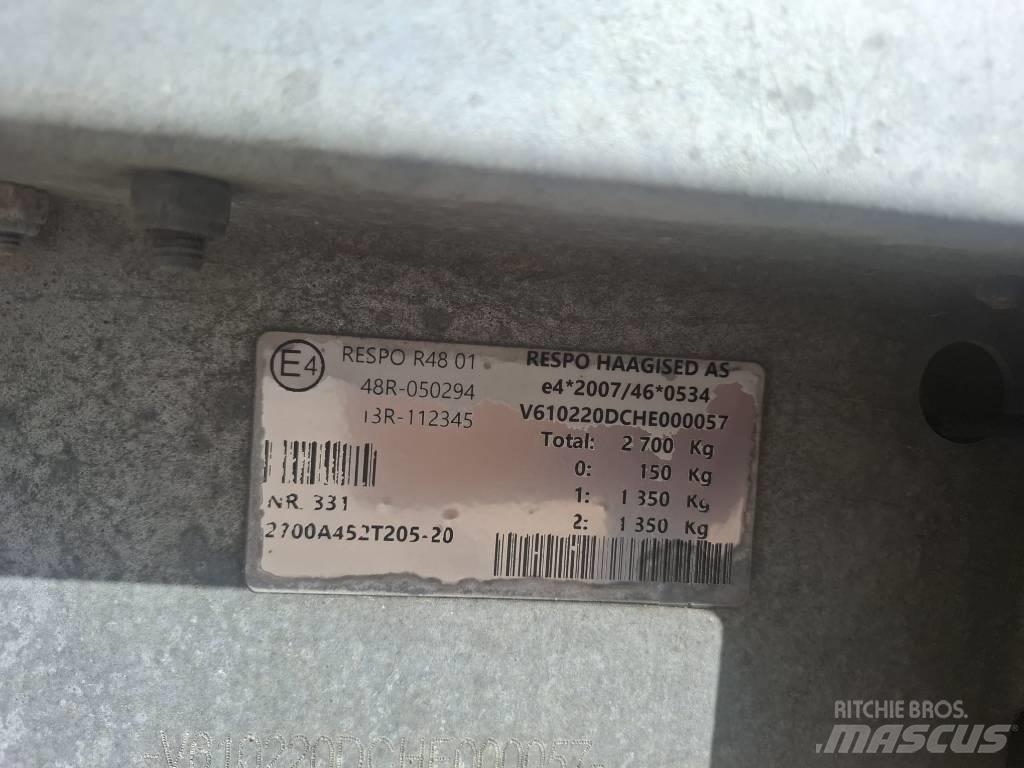 Respo 2700A452T205 Прочие прицепы