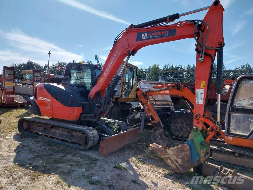 Kubota KX 080-4 Малые экскаваторы 7т-12т