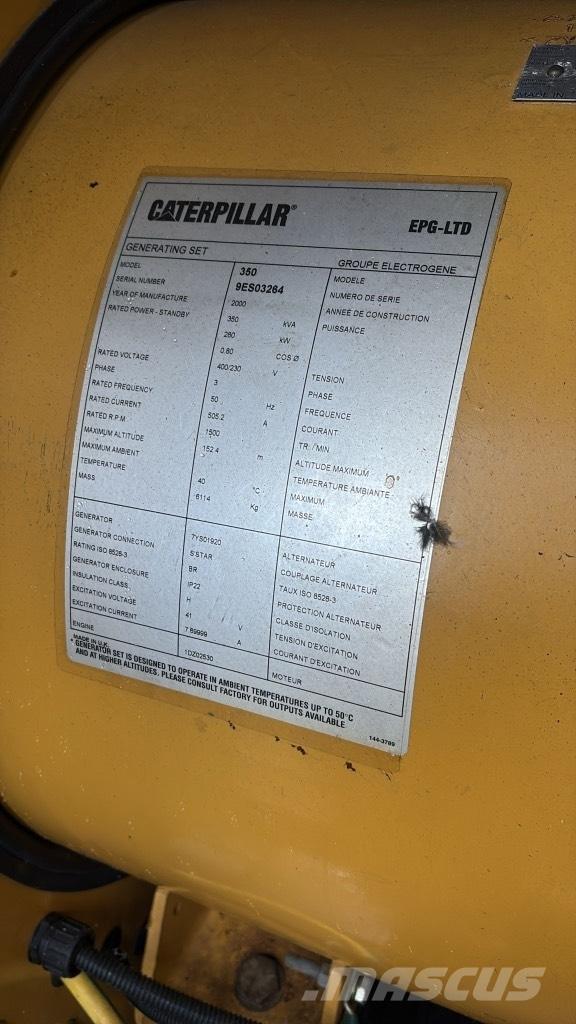 CAT 350 KVA Дизельные генераторы