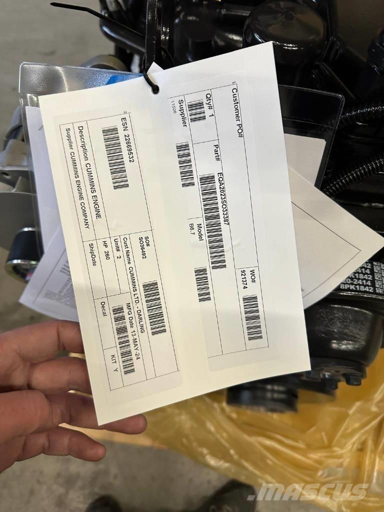 Cummins B6.7 FR95884 Сельхозтехника - Другие