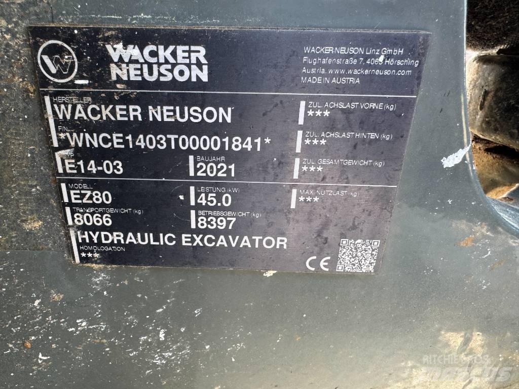 Wacker Neuson EZ80 Гусеничные экскаваторы
